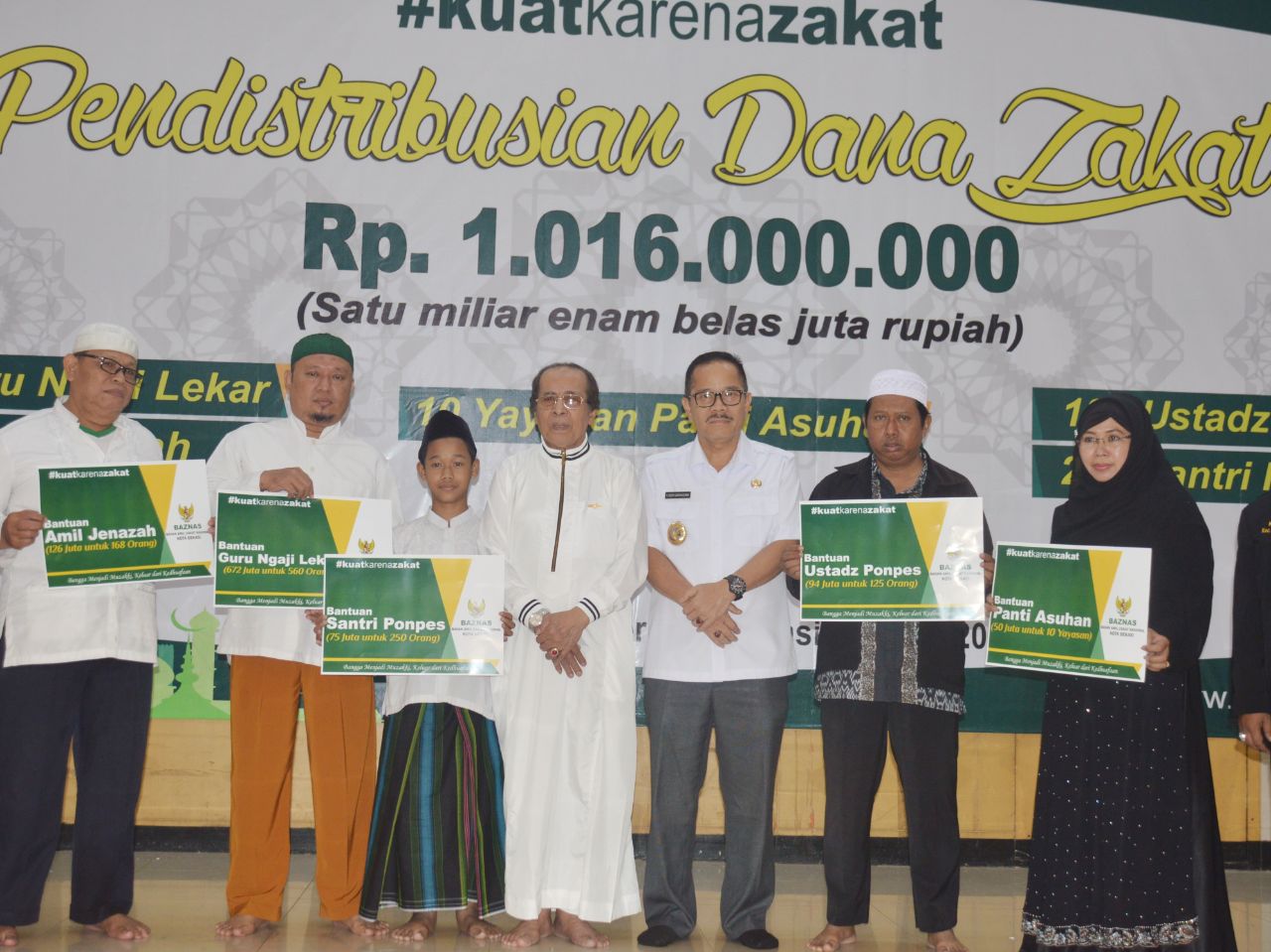 Baznas Bekasi Salurkan Rp Miliar Lebih Zakat