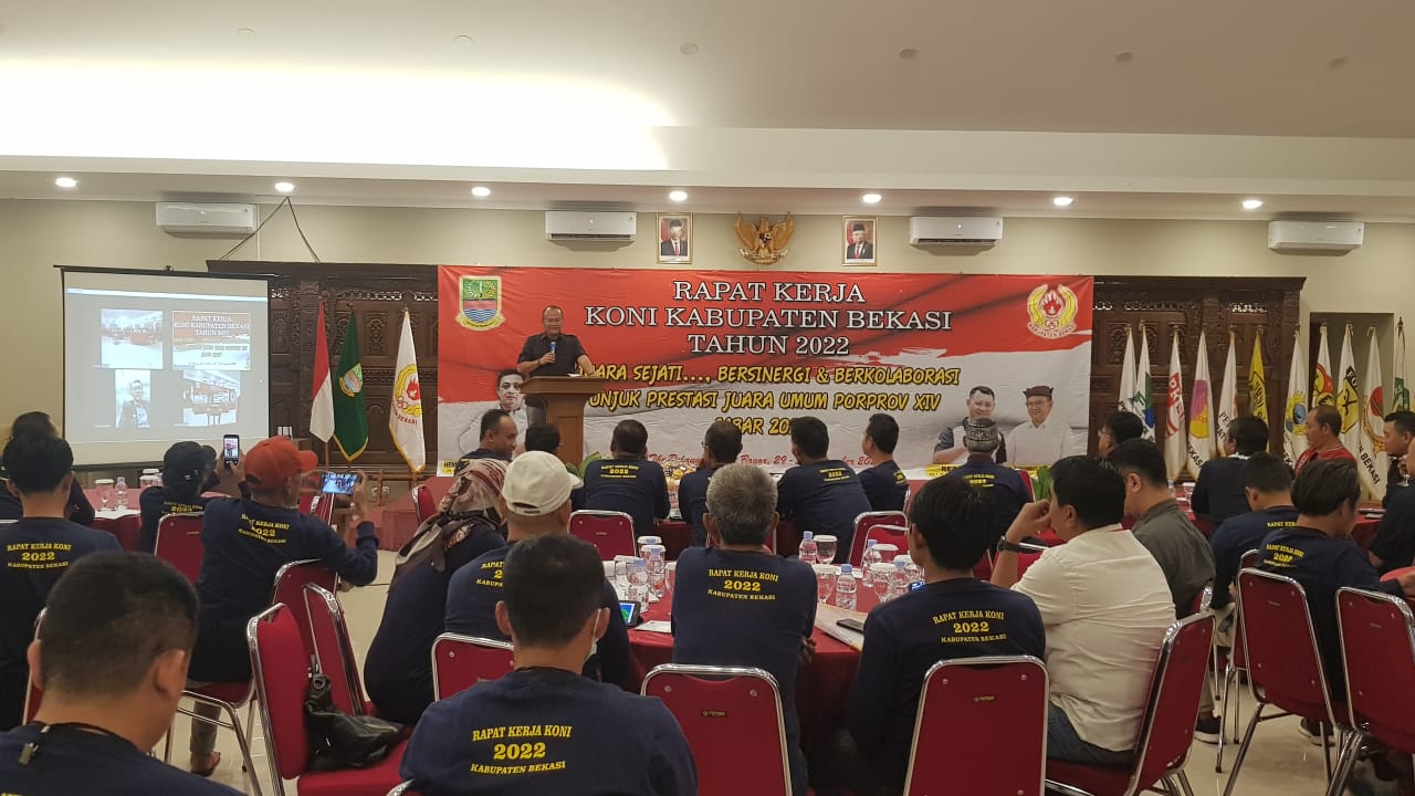 Budiana buka Rapat Kerja KONI Kabupaten Bekasi 2022
