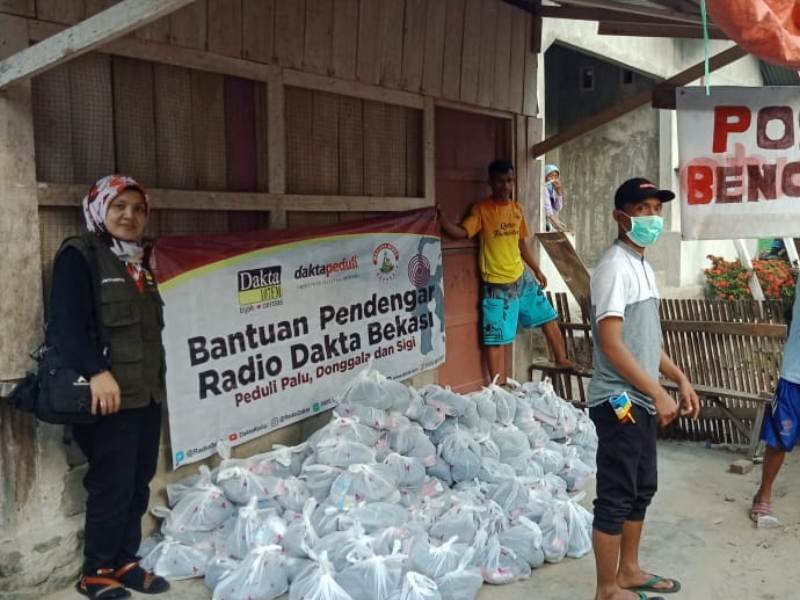 Dakta Peduli mendistribusikan 250 paket bantuan kepada warga Desa Tuva, Kabupaten Sigi