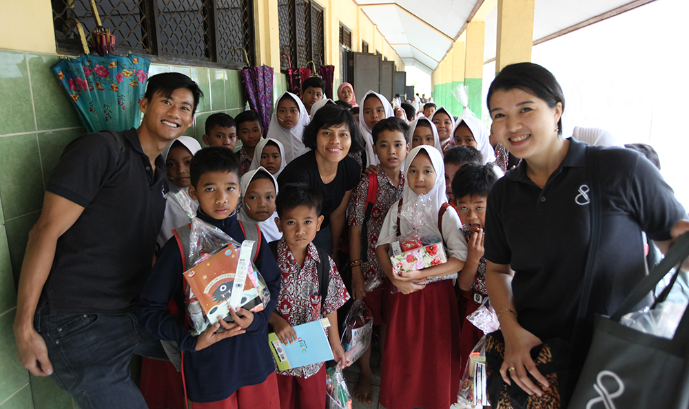 Damai Putra Group memberikan CSR Peduli pasca tsunami Selat Sunda