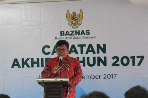 Deputi Badan Amil Zakat Nasional Baznas M Arifin Purwakananta