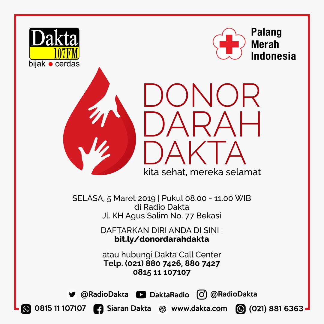 Donor darah Radio Dakta