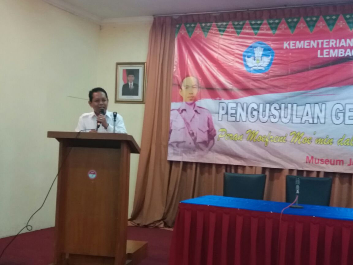 Drs H Ahmad Syarofi Ketua Tim Pengusul Gelar Pahlawan Nasional