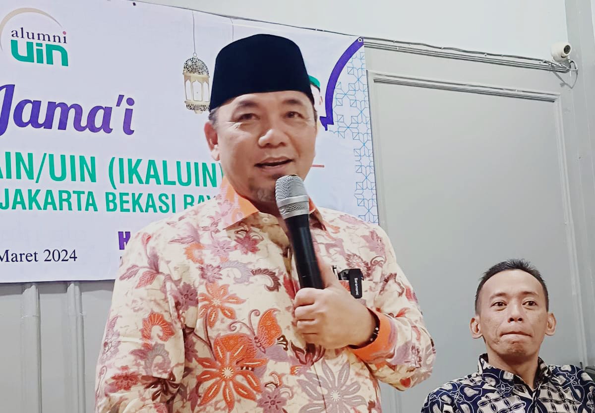 Heri Koswara dalam Acara Buka Puasa Bersama IKALUIN Jakarta Bekasi Raya