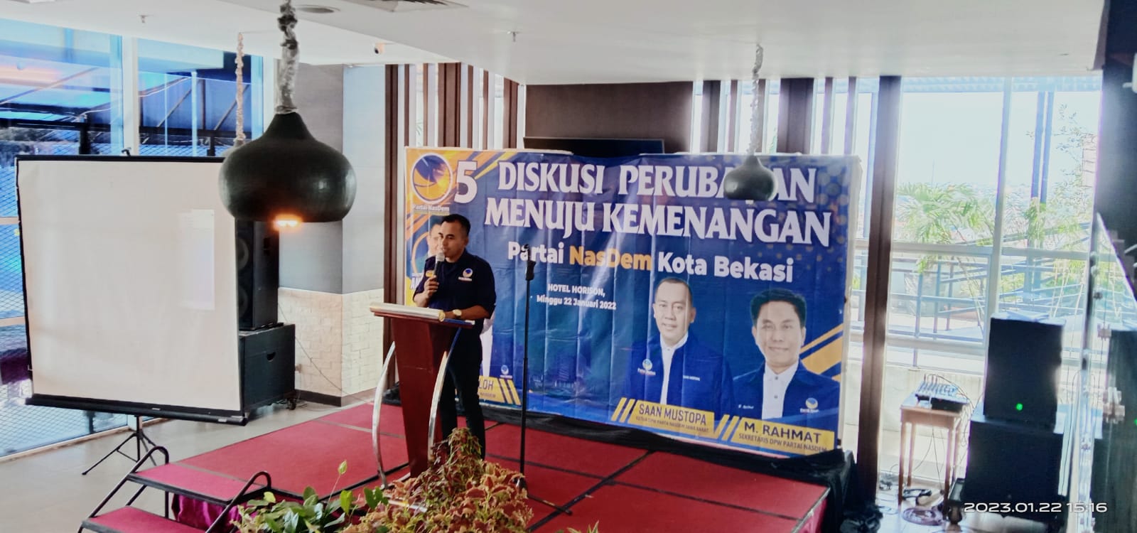 Imam Wahyudi Ketua Bapilu DPD Partai Nasdem Kota Bekasi