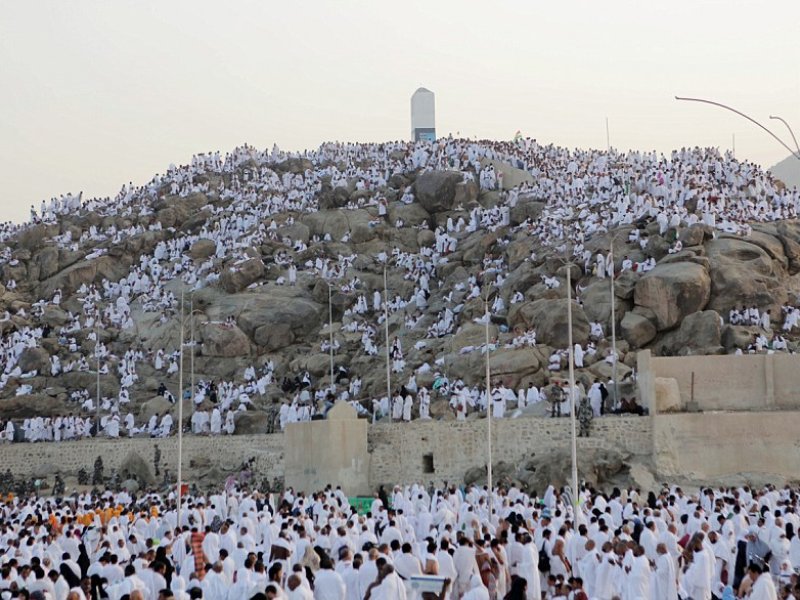 Jemaah haji di padang Arafah (Istimewa)