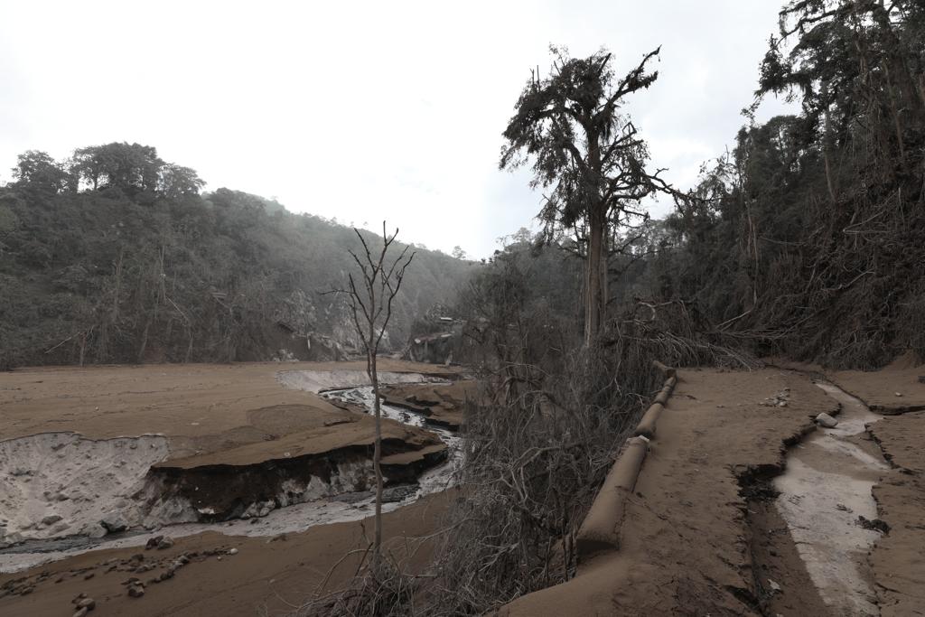 Kondisi kerusakan di DAS Curah Kobokan akibat terdampak awan panas guguran Gunung Semeru.foto Humas 