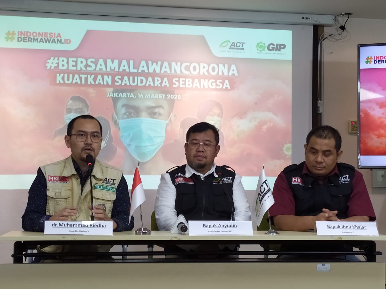 Konpres ACT yang membentuk Corona Crisis Center