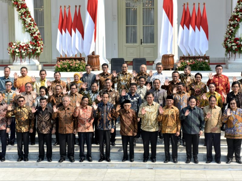 Para menteri di Kabinet Indonesia Maju (Foto: setkab.go.id)