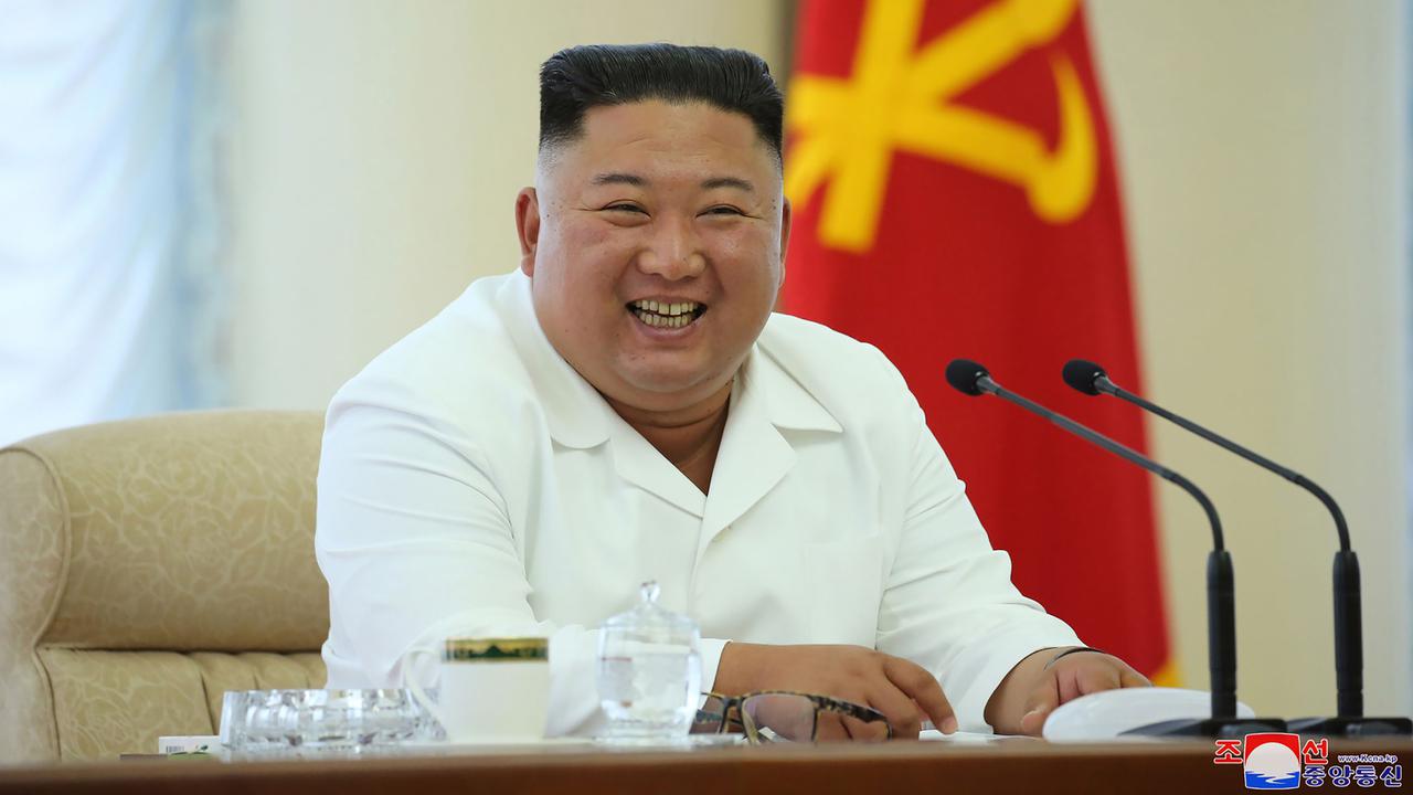 Pemimpin Korea Utara Kim Jong Un.Photo by STR KCNA VIA KNS AFP