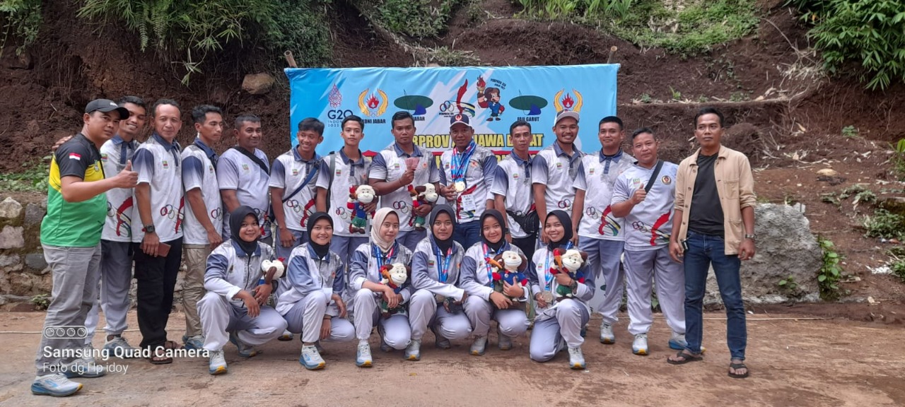 Raihan prestasi atlet arung jeram Kabupaten Bekasi
