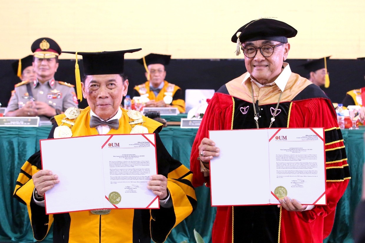 Rektor Ubhara Jaya Bersama Universitas Mindanao Filipina