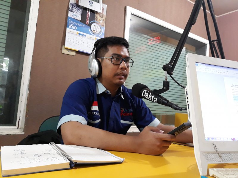 Talkshow bersama Branch Manager Aman Palestin Jakarta, Muhammad Fikri Rizqy