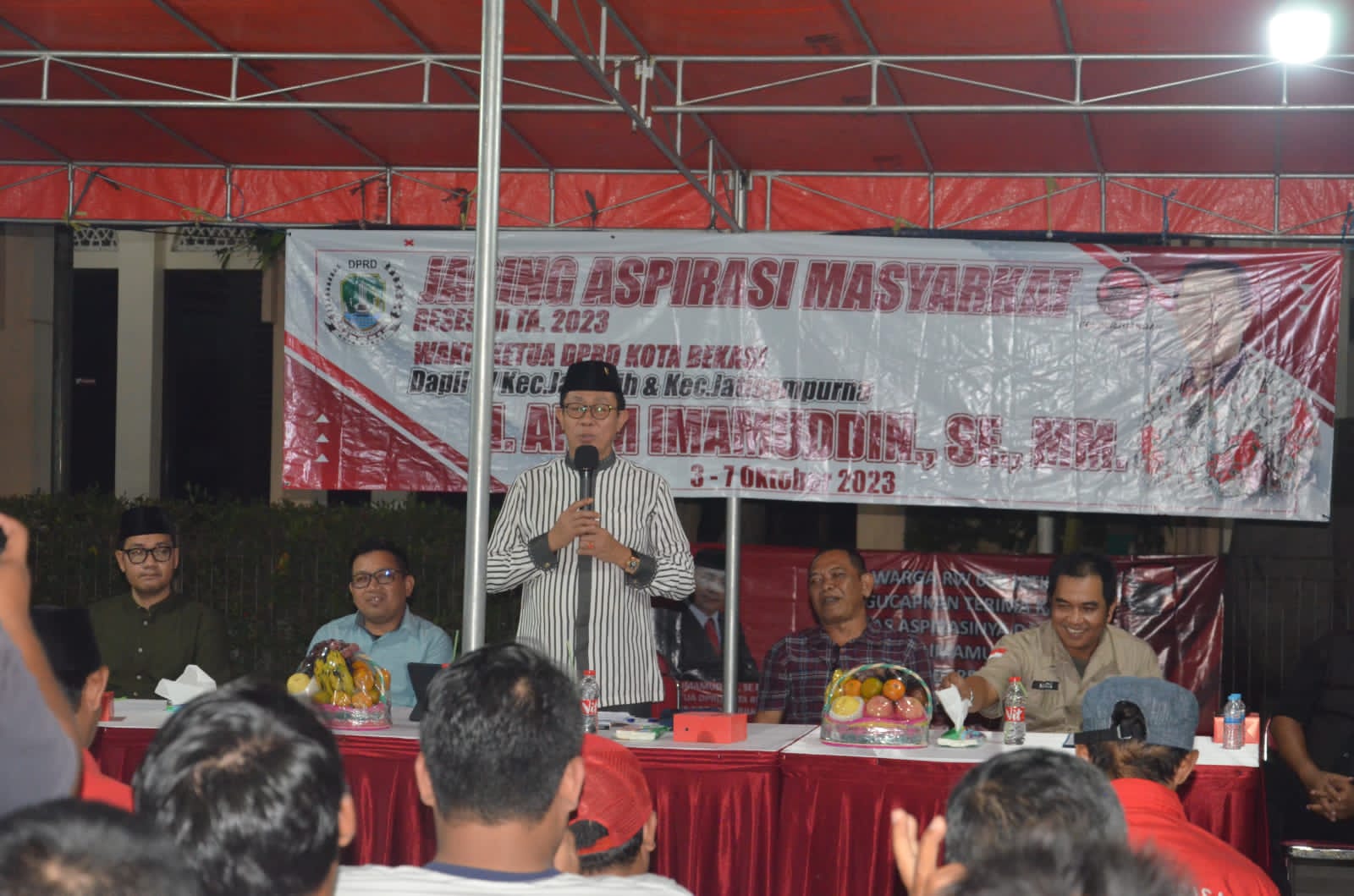 Wakil Ketua I DPRD Kota Bekasi Anim Imamuddin Saat Reses III di Jatirasa