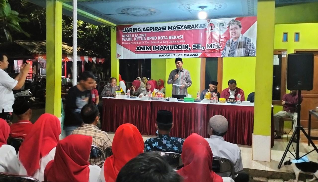 Wakil Ketua I DPRD Kota Bekasi Anim Imamuddin
