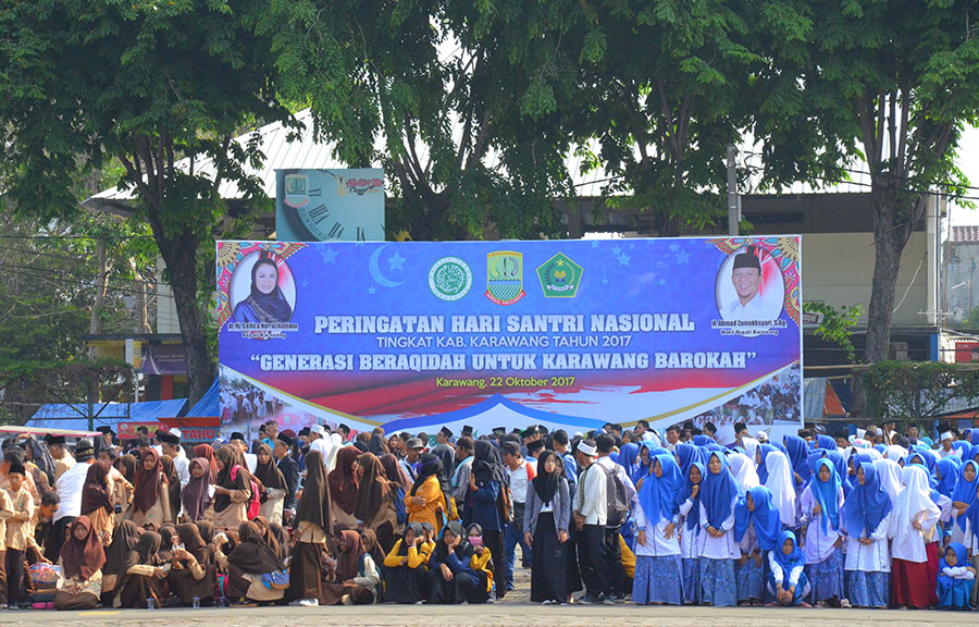 apel hari santri karawang