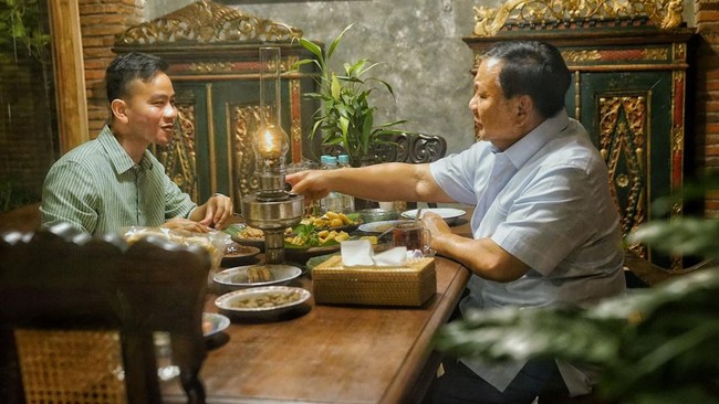 pertemuan Prabowo dan Gibran