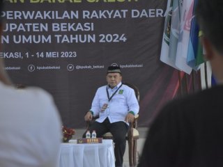 Daftar Bacaleg ke KPU, PBB Kabupaten Bekasi Bawa Misi KH Noer Ali