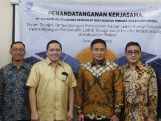 Diversifikasi Usaha, BBWM Bakal Buat PLTS di Gedung Milik Pemkab Bekasi