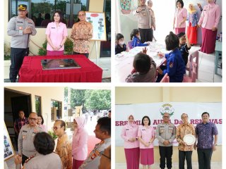 Turut berkontribusi dalam renovasi, FajarPaper hadiri peresmian TK Kemala Bhayangkari 57 Cikarang Utara