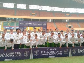 Persebta Raih Juara 3 Bersama Piala Soeratin U-15 Jawa Barat