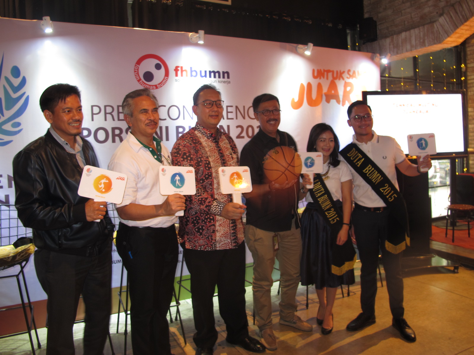 Acara Press Conference Porseni BUMN 2016