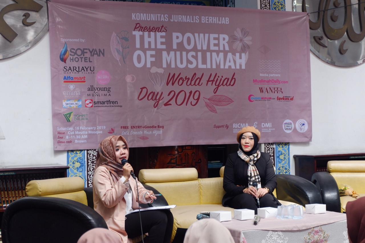 Acara World Hijab Day di Jakarta