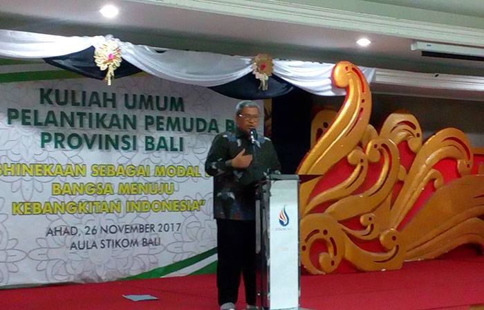 Aher beri Kuliah Umum dan Pelantikan Persatuan Umat Islam PUI Provinsi Bali