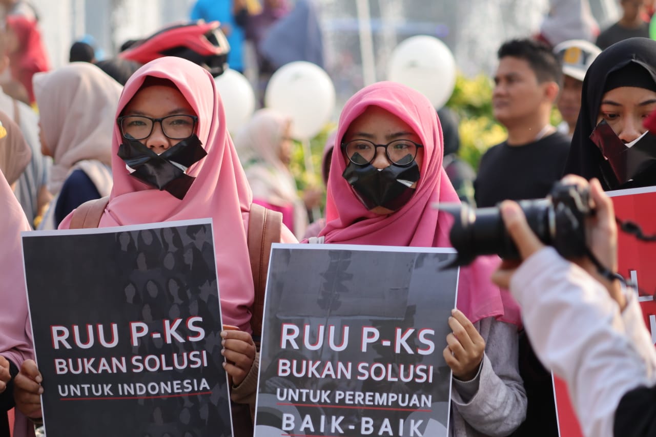 Aksi penolakan RUU PKS