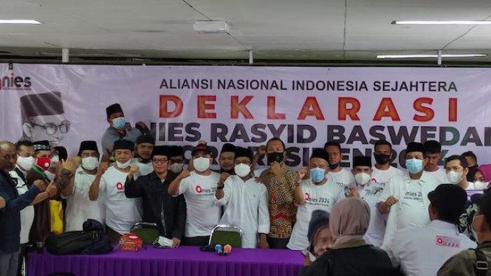 Aliansi Nasional Indonesia Sejahtera ANIES deklrasi dukungan untuk Anies Baswedan maju Pemilihan Pre