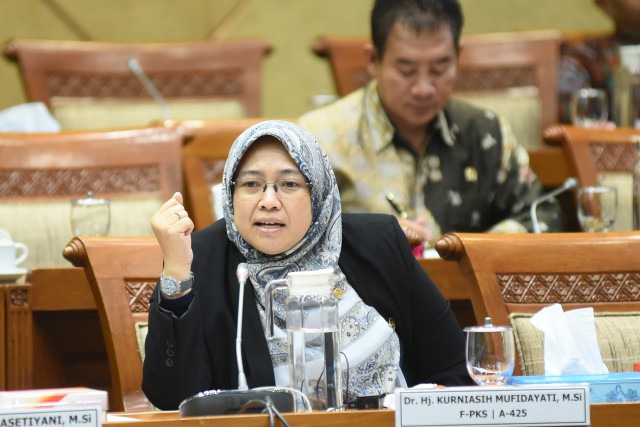 Anggota Komisi IX DPR RI dari Fraksi Partai Keadilan Sejahtera, Kurniasih Mufidayati