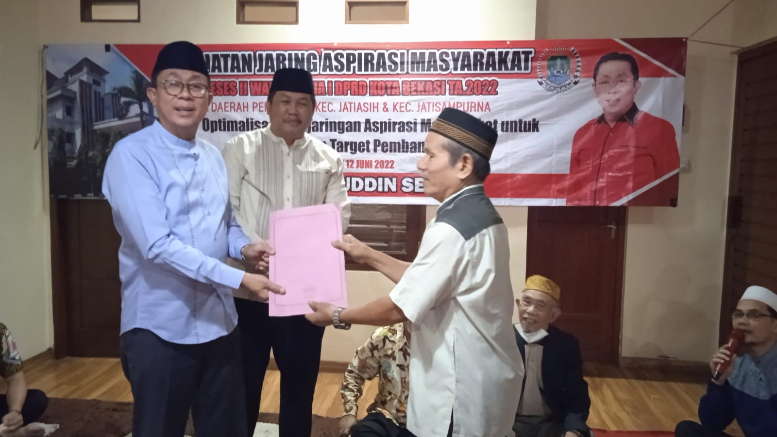 Anim Imamuddin menerima permohonan pembangunan Gedung SDN 1 Jatirangga