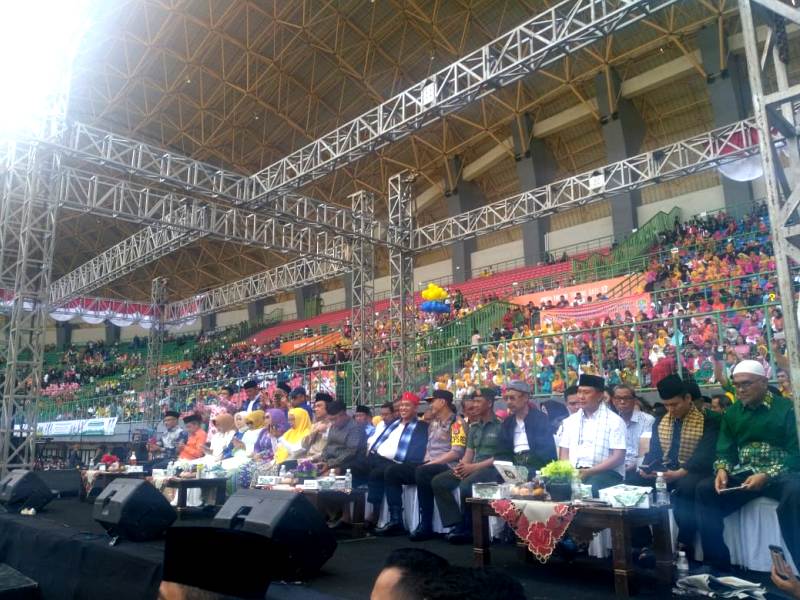 Apel Akbar di Stadion Patriot Chandrabhaga Bekasi