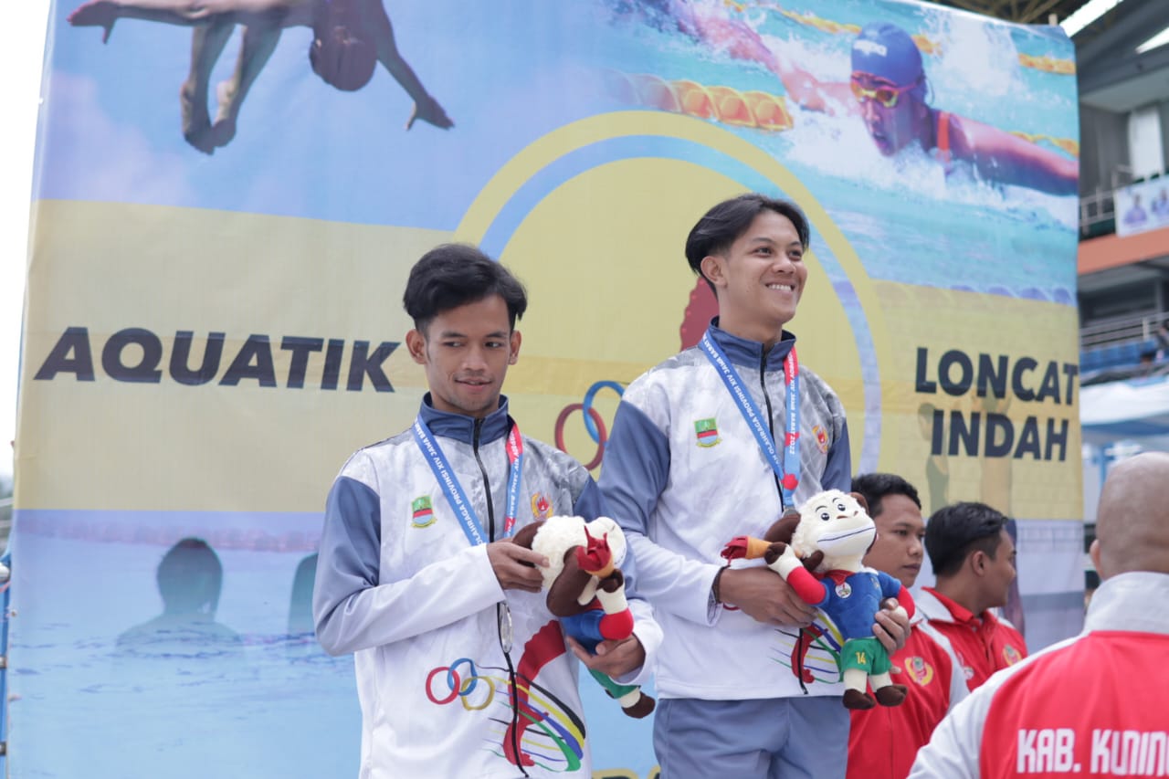 Atlet loncat indah Kabupaten Bekasi