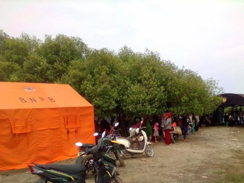 BPBD Kabupaten Bekasi mendirikan posko bersama di Muara Bungin