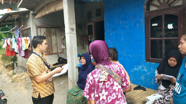 BPJS Kesehatan Bekasi spotcheck ke rumah para peserta untuk memastikan kartu terdistribusi