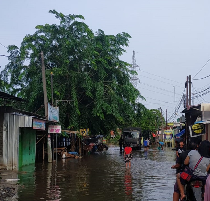 Banjir di Graha Prima Tambun Utara