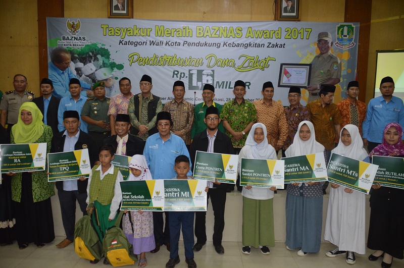 Baznas Kota Bekasi Distribusi Rp 16 Miliar Dana Zakat