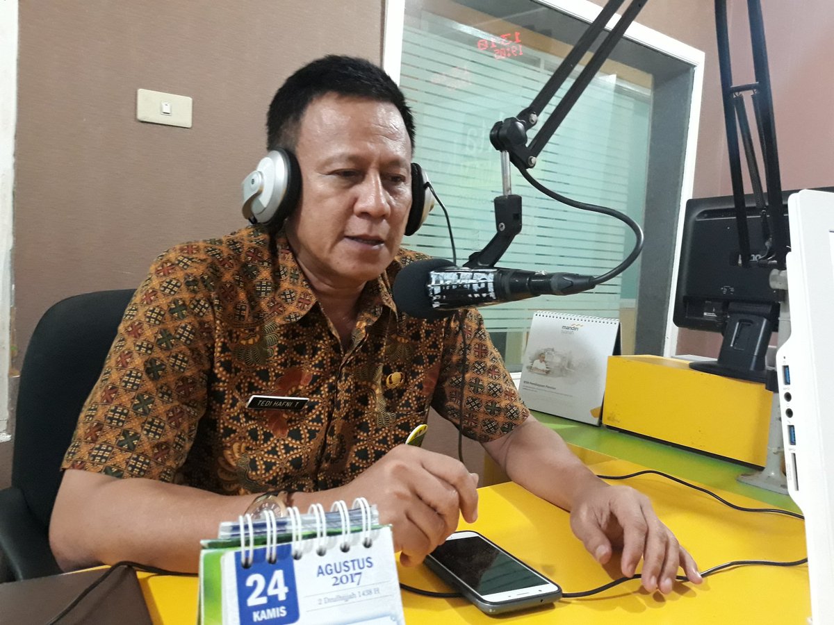 Bincang publik bersama Kadispora Kota Bekasi Tedi Hafni