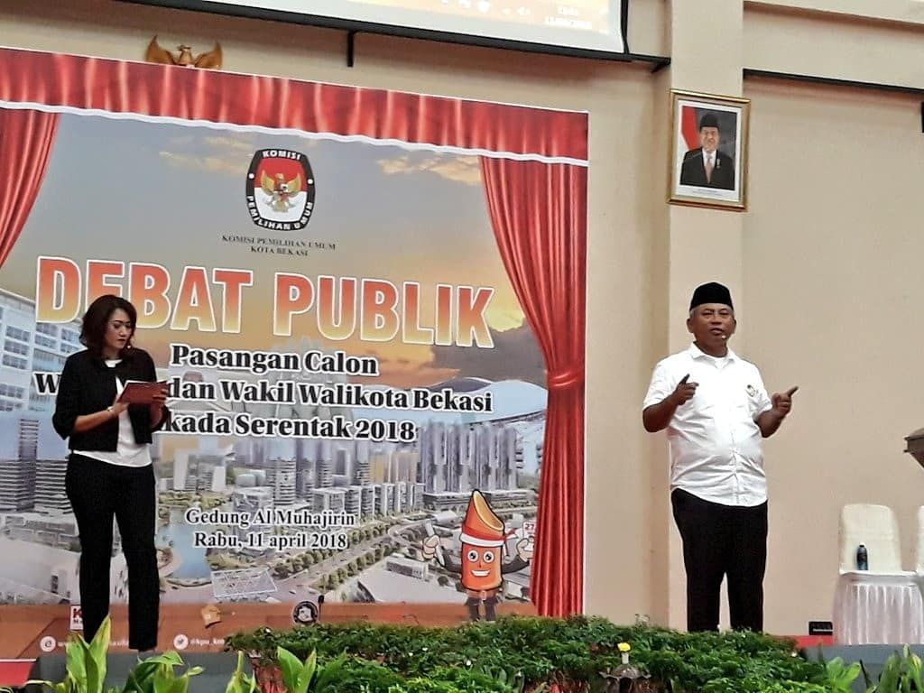 Calon Walikota Bekasi nomor urut 1 Rahmat Effendi