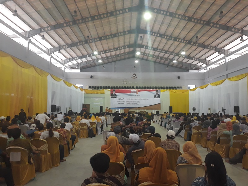 DPC Hanura Sosialisasikan 4 Pilar di Grand Wisata