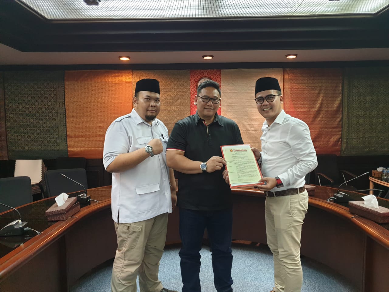 DPP Partai Gerindra telah menetapkan Ketua DPRD Kabupaten Bekasi dan Ketua Fraksi