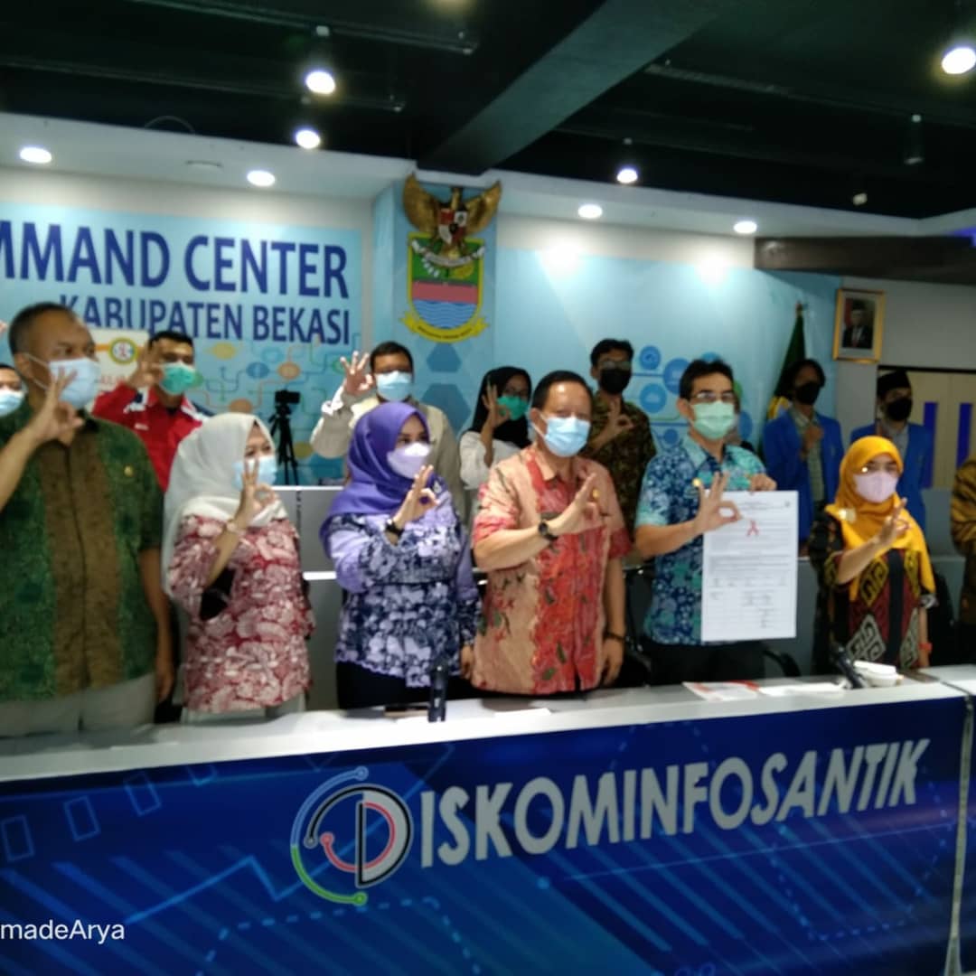 Deklarasi Pentahelix Ending Aids 2030 tingkat Kabupaten Bekasi