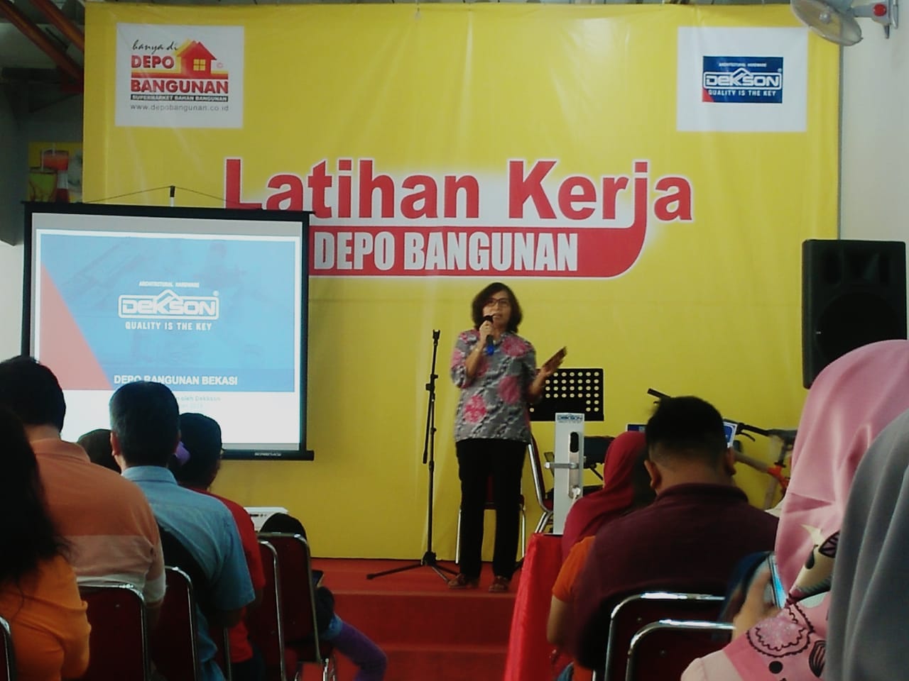 Depo Bangunan Bekasi Gelar Workshop Latihan Kerja 15092018