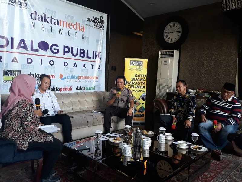 Dialog Publik Radio Dakta dengan tema Benarkah Bekasi Darurat Rasa Aman