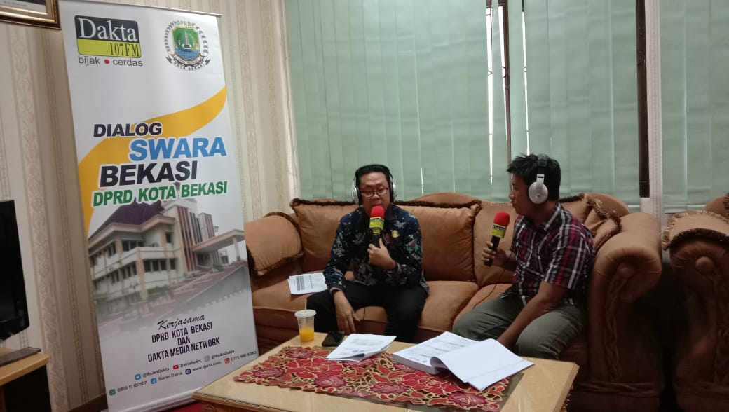 Dialog Swara Bekasi bersama Wakil Ketua I DPRD Kota Bekasi dari F-PDIP, Anim Imamuddin