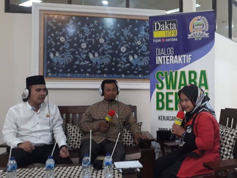 Dialog Swara Bekasi bersama anggota DPRD Kabupaten Bekasi, Ayub Rohadi dan Aria Dwi Nugraha