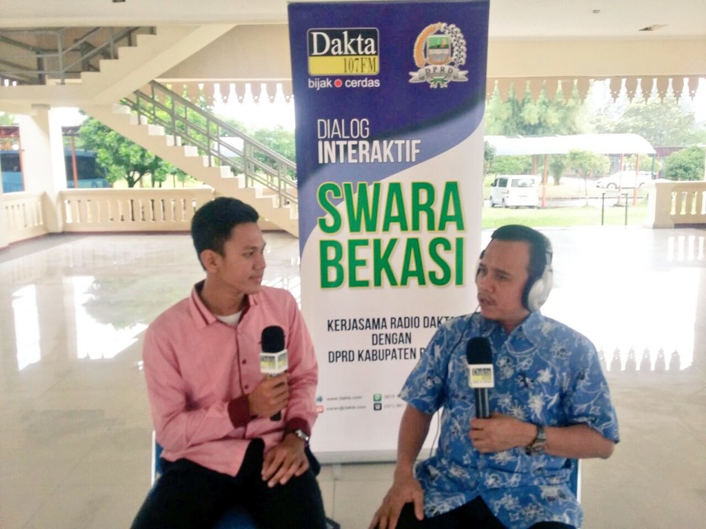 Dialog Interaktif Swara Bekasi bersama Anggota Komisi IV DPRD Kab Bekasi Nurdin Muhidin