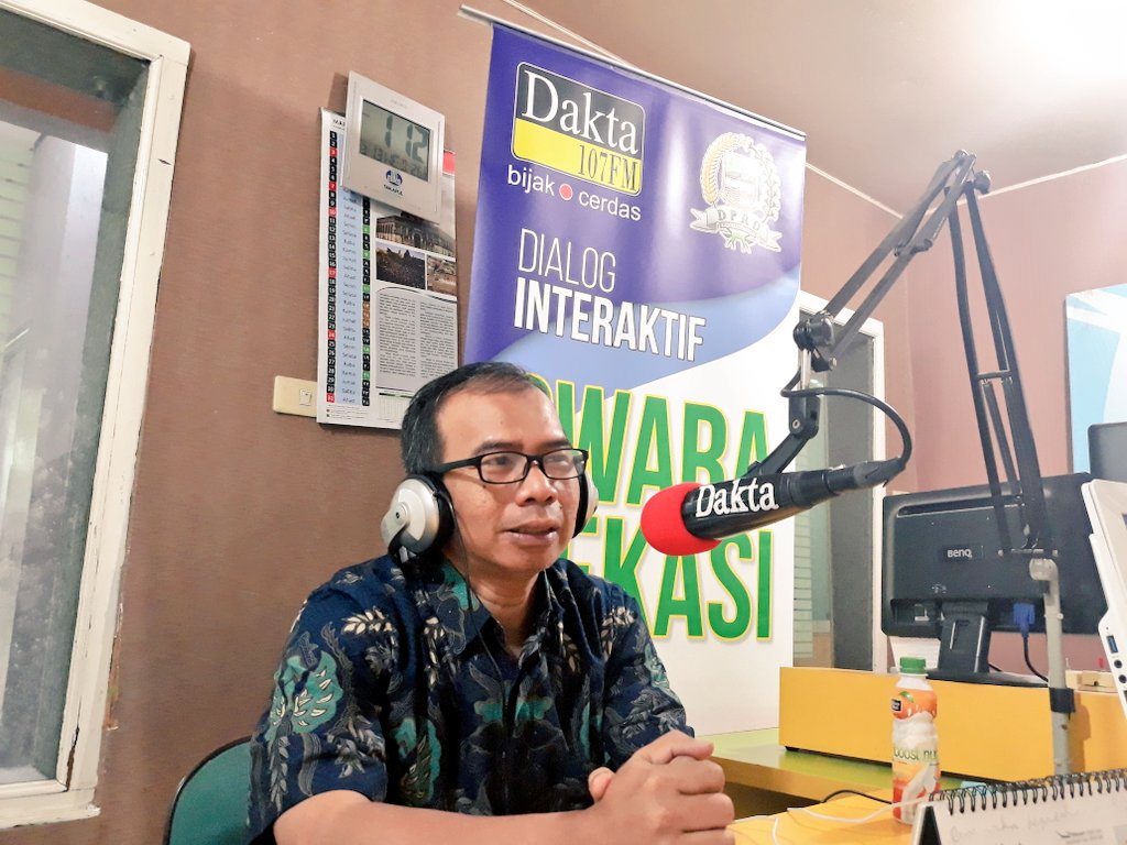 Dialog Interaktif Swara Bekasi bersama Anggota Komisi I DPRD Kab Bekasi M Nuh