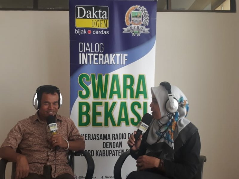 Dialog Interaktif bersama Anggota Komisi II DPRD Kabupaten Bekasi, Bpk Edi Kurtubi